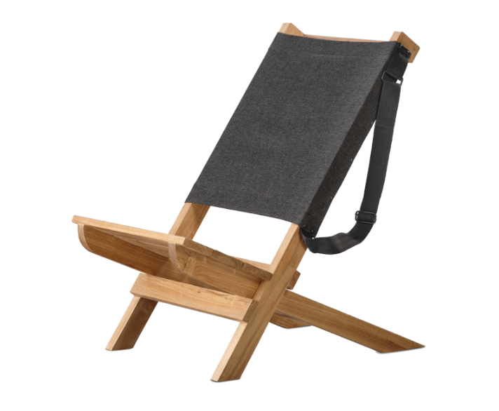 Red Deer - Draagbare houten buitenstoel