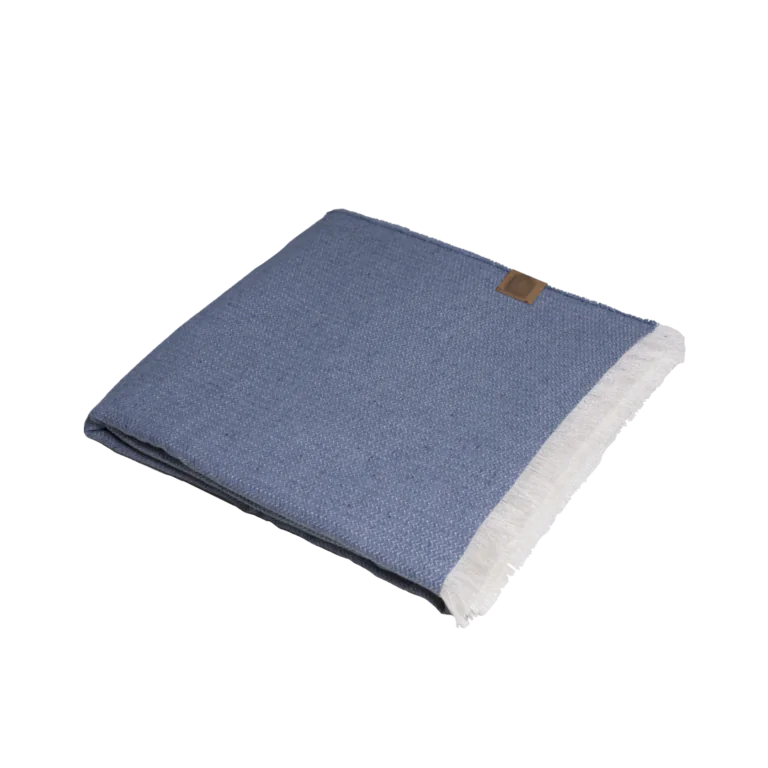 Eastown wol & gerecycled katoen plaid